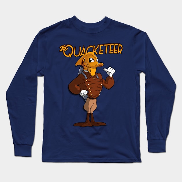 The Quacketeer. Long Sleeve T-Shirt by JCMaziu